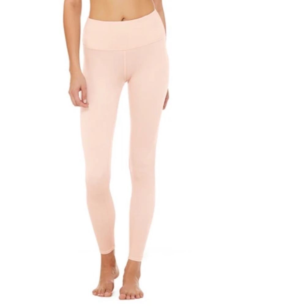 Alo Yoga High Waist Velour Posh Legging, Nectar, Size XS, NWT